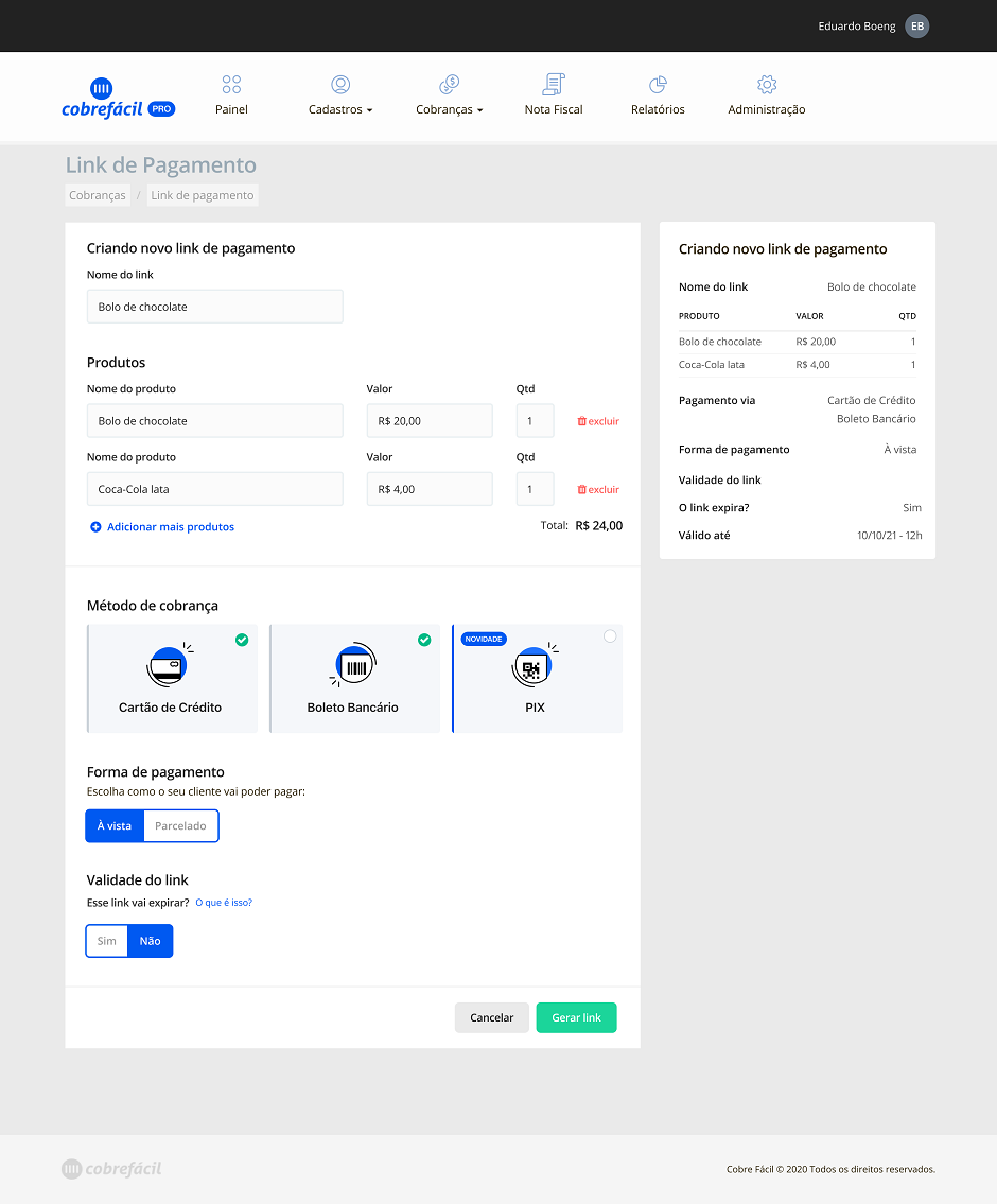 Criando Seu Primeiro Link: Detalhes do Produto ou Serviço - inspiração 2