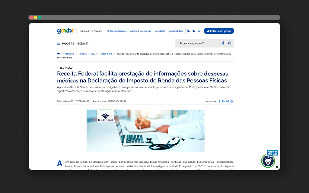 Despesas Médicas Pagas por Terceiros: E Agora? - inspiração 1
