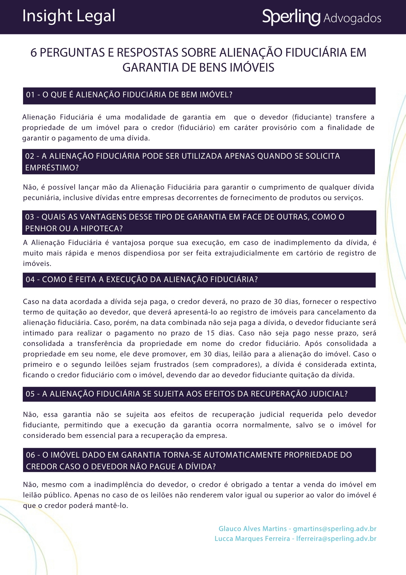 O que é alienação fiduciária e como ela funciona na prática? - inspiração 2