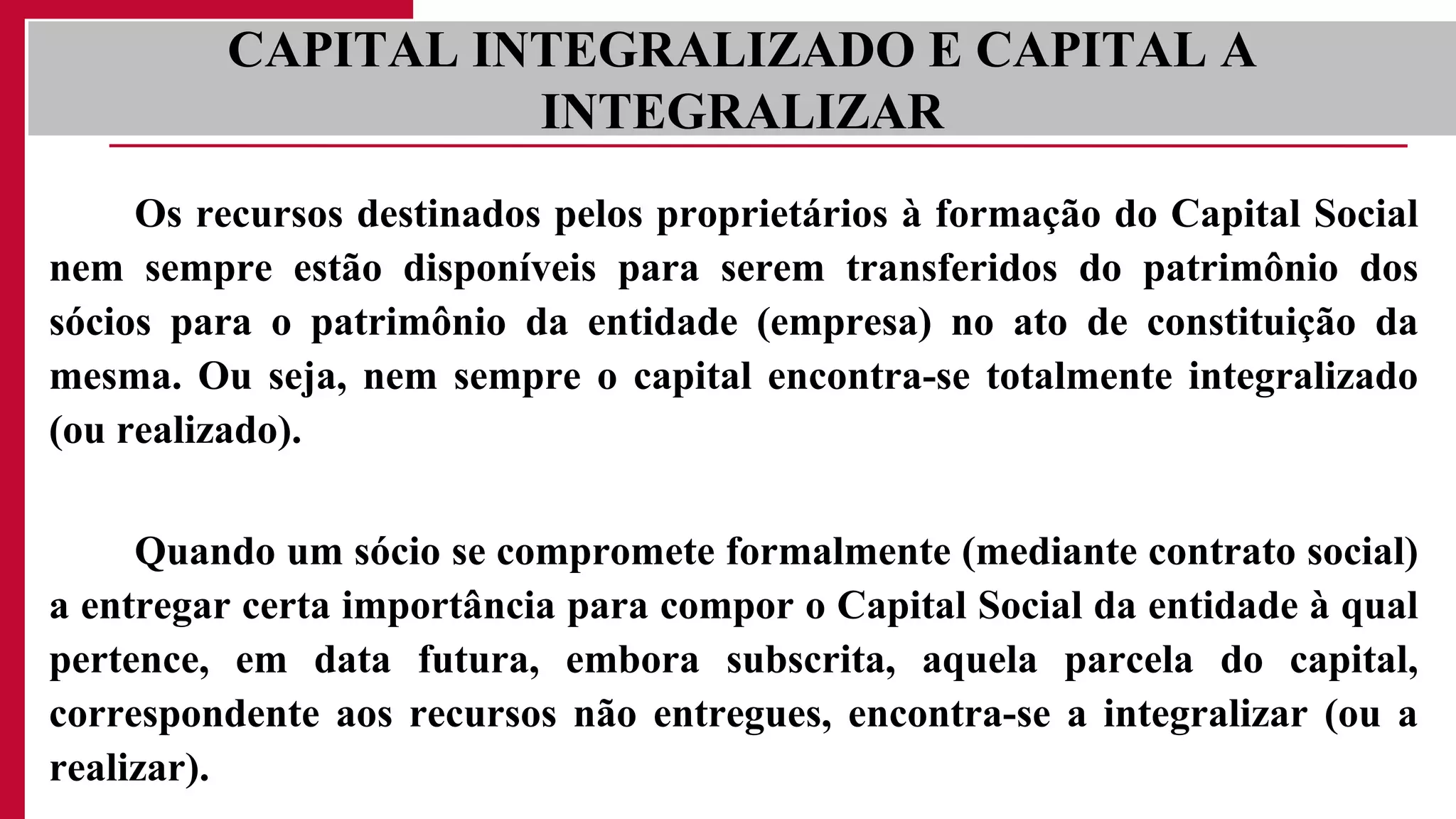 O Que Acontece se Não Integralizar o Capital Social? - inspiração 1