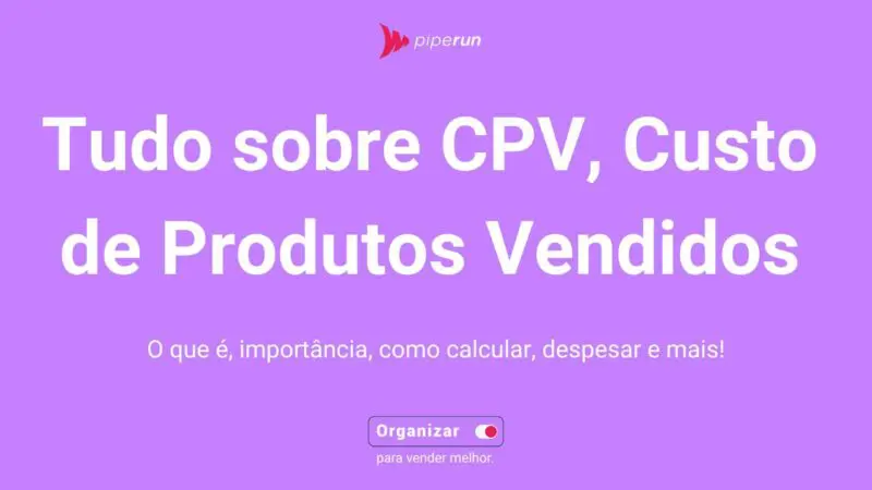 Diferenciando CPV de Outros Custos - inspiração 1