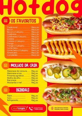 Como Montar um Cardápio de Hot Dogs Criativos para Delivery