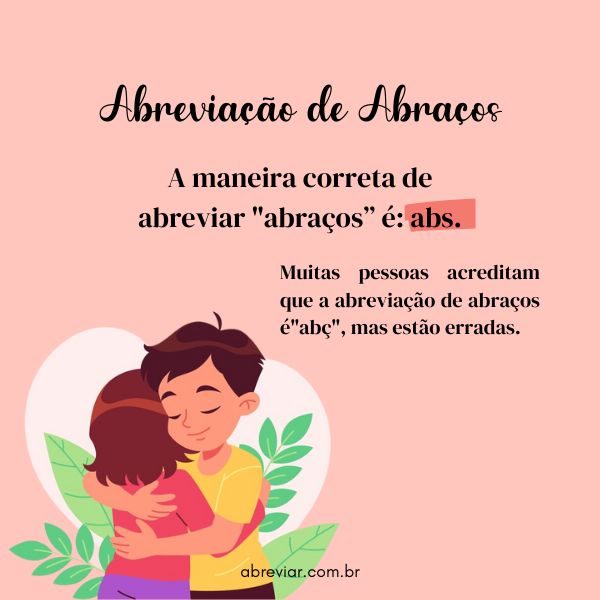 abreviação de abraços e beijos