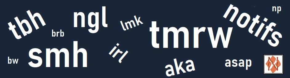 gírias em inglês para mensagens