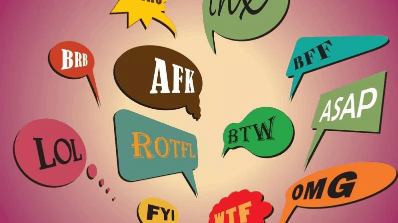 abreviações com números em inglês