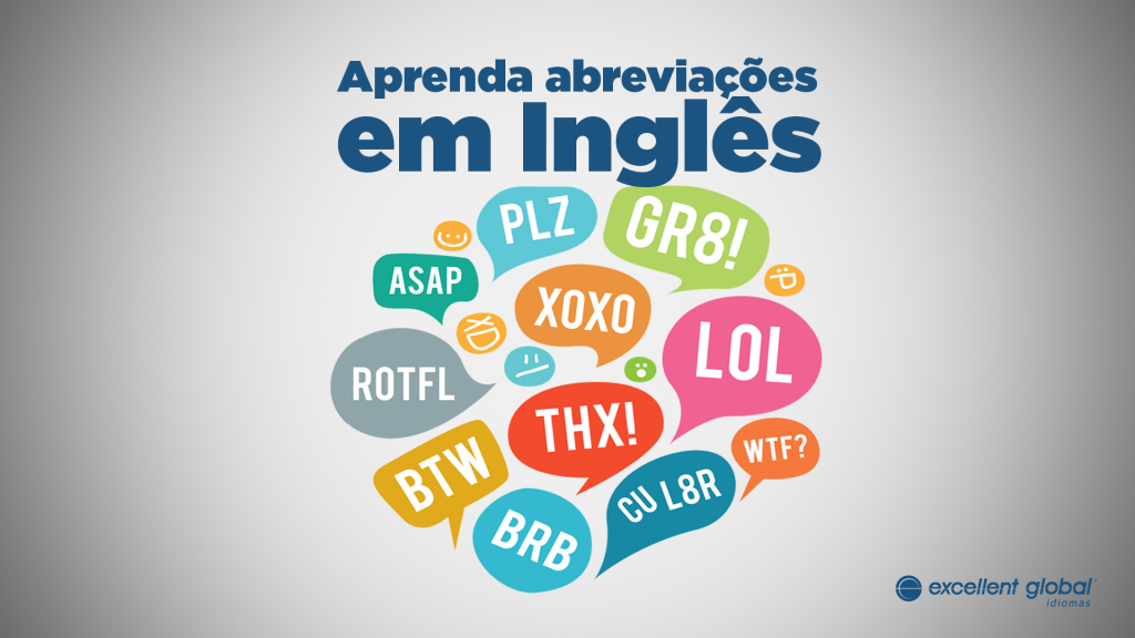 como usar abreviações em inglês