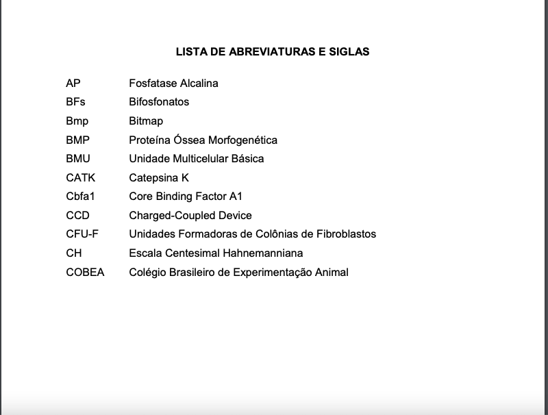 reduções de palavras