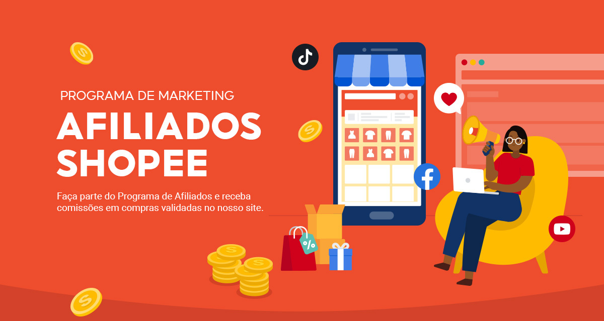 como ser afiliado da shopee