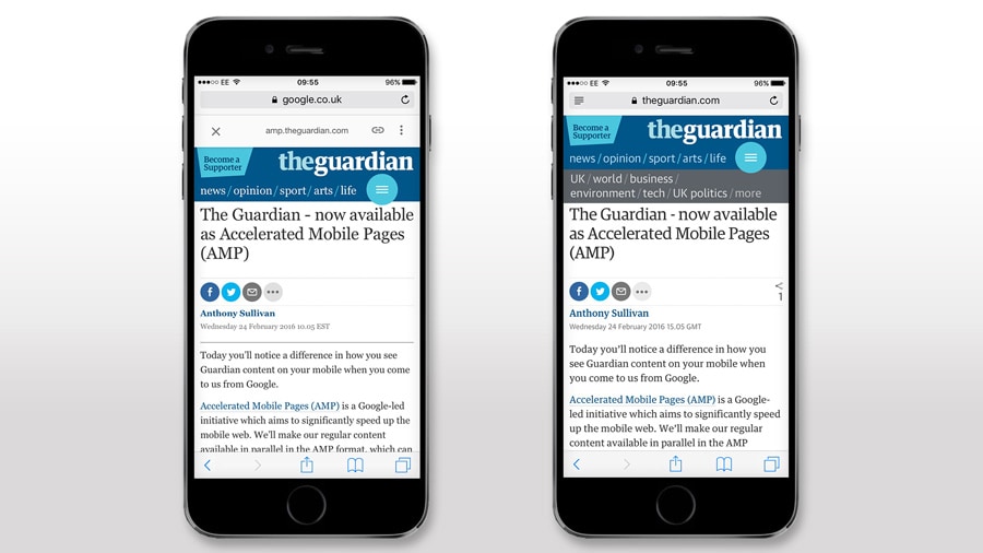 O impacto do AMP nas campanhas de Google Ads