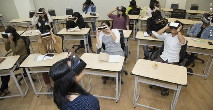 Aplicações inovadoras de realidade virtual na educação
