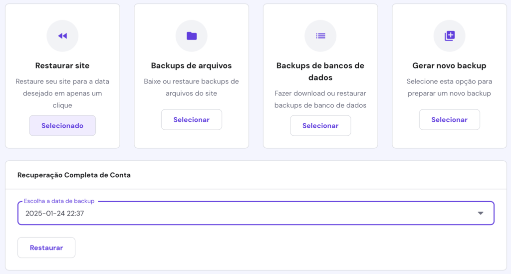 backup automatico site gratuito