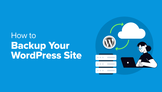 onde salvar backup de site