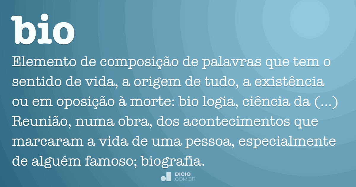 bio significado