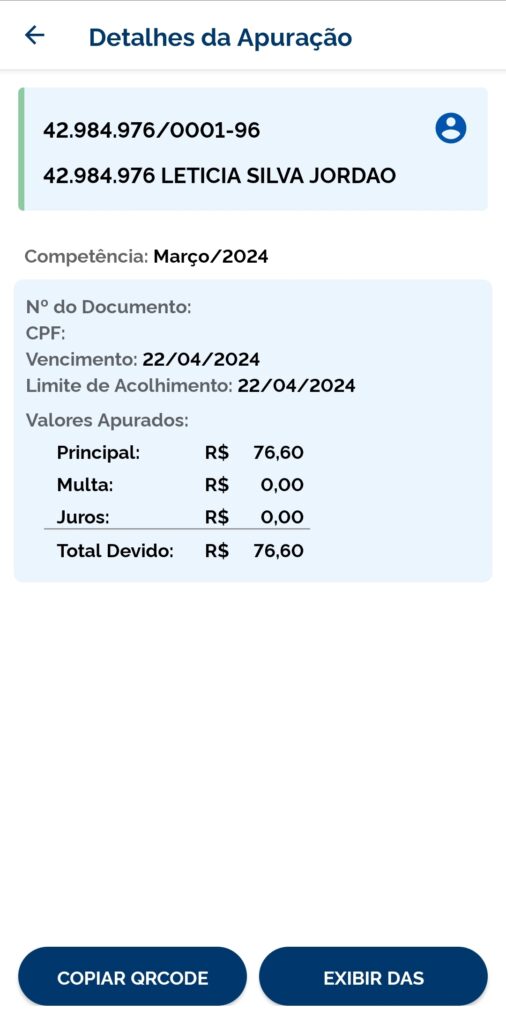 boleto do mei