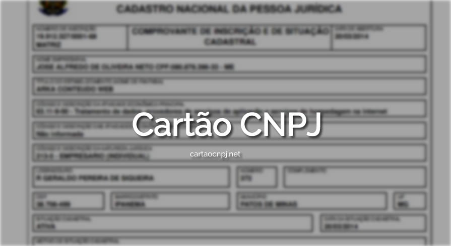 cartão cnpj emitir