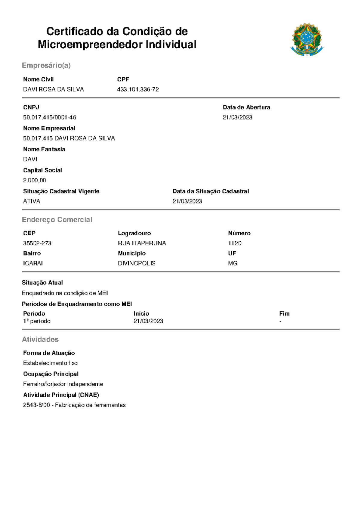 erros comuns ao emitir certificado MEI