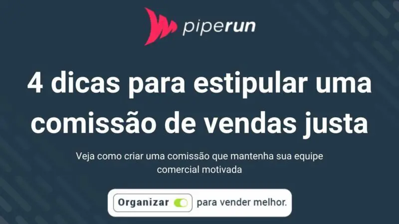 5 ideias de títulos:
1. Guia Completo: Como Definir e Calcular a Comissão de Vendas Ideal
2. Tipos de Comissão de Vendas: Qual o Melhor Modelo para Sua Empresa?
3. Comissão de Vendas na CLT: Entenda os Impactos e Obrigações
4. A Importância do Equilíbrio entre Salário Fixo e Comissão
5. Estratégias de Comissionamento para Aumentar a Motivação da Equipe