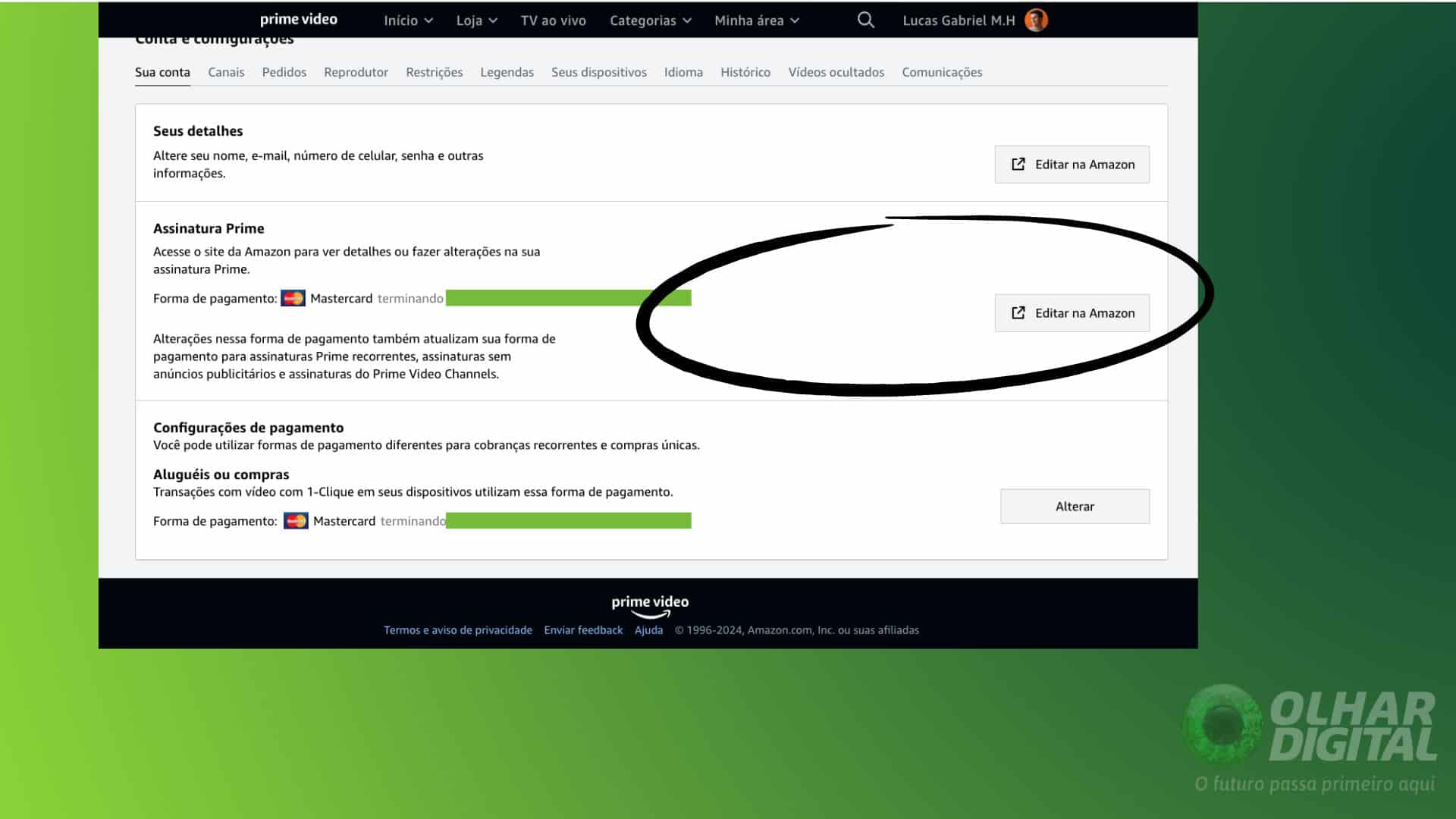 como cancelar assinatura prime video passo a passo