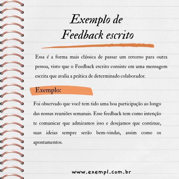 como dar feedback