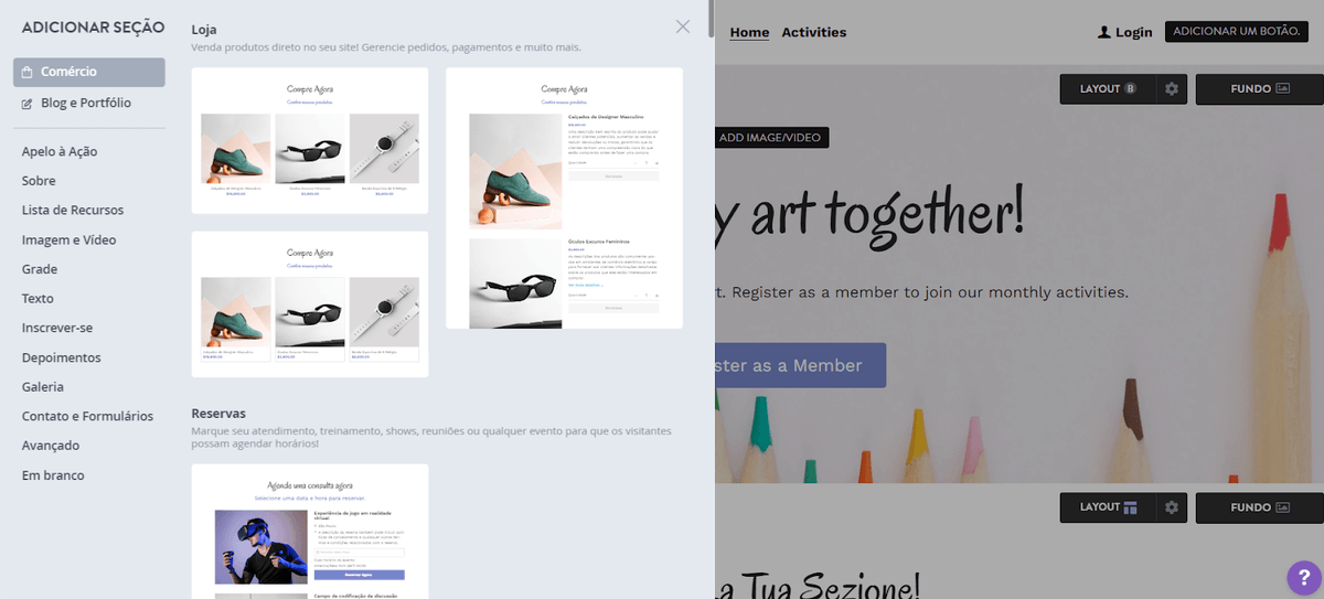 melhores plataformas para criar site gratuito