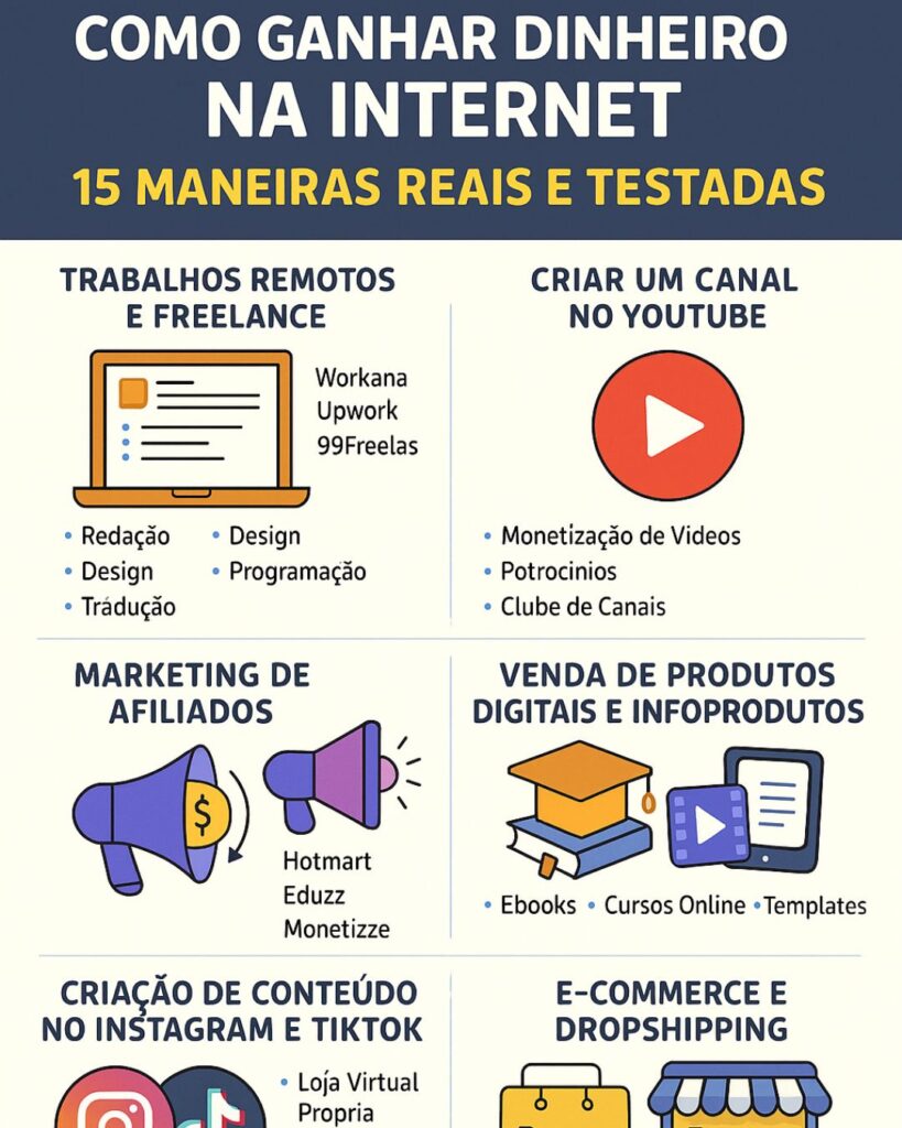 como ganhar dinheiro na internet