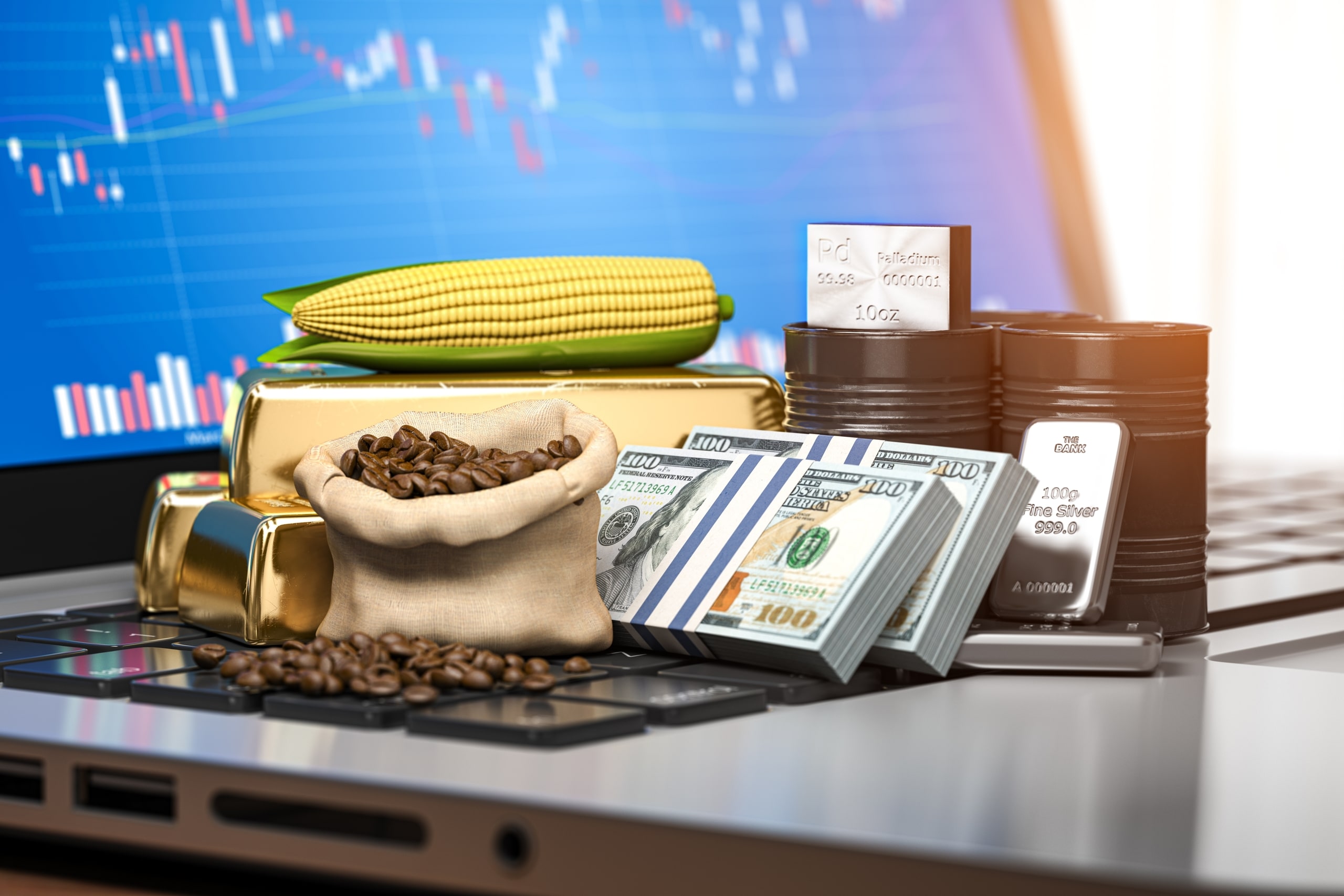 como investir em commodities