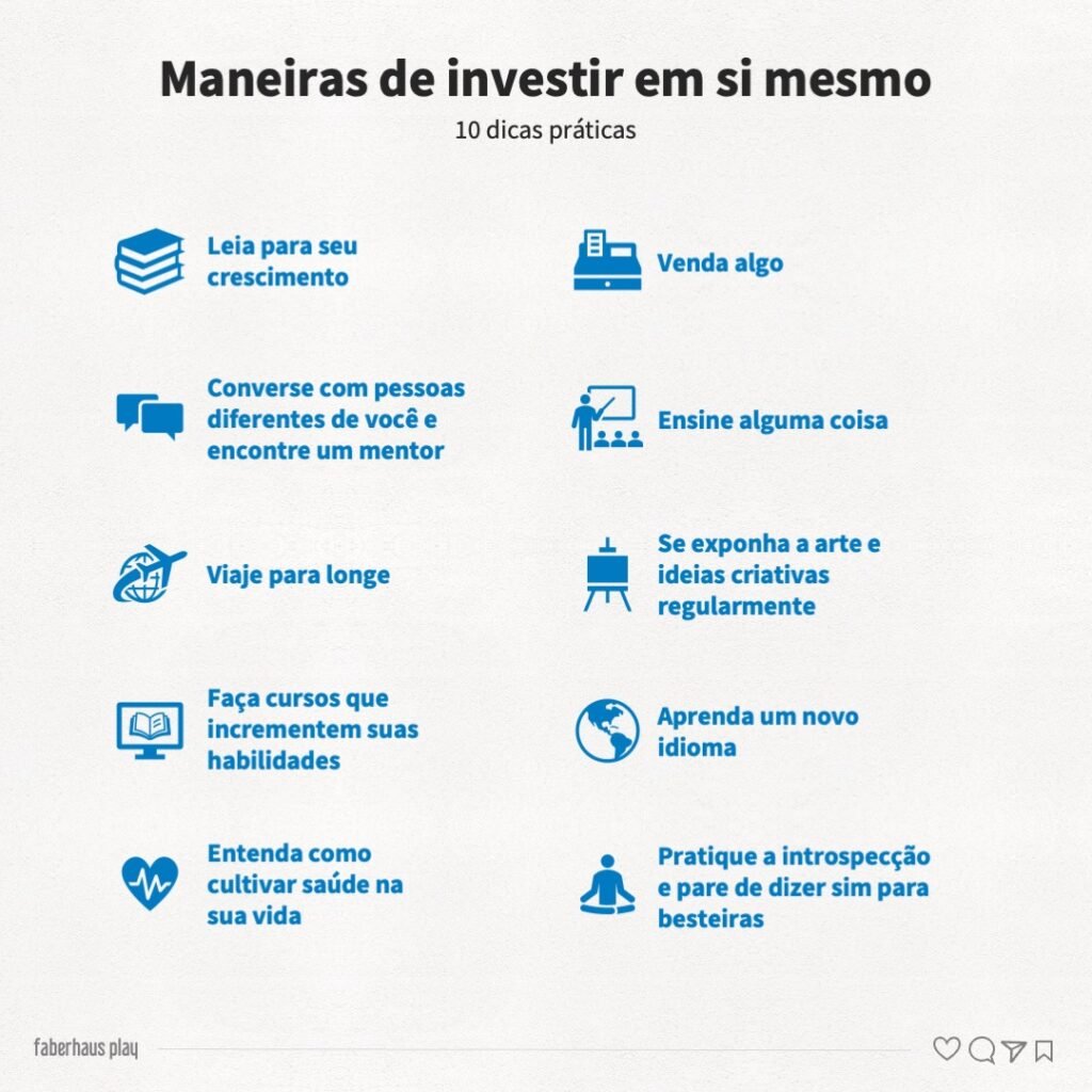 como investir em si mesmo