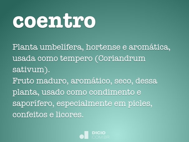 coentro planta