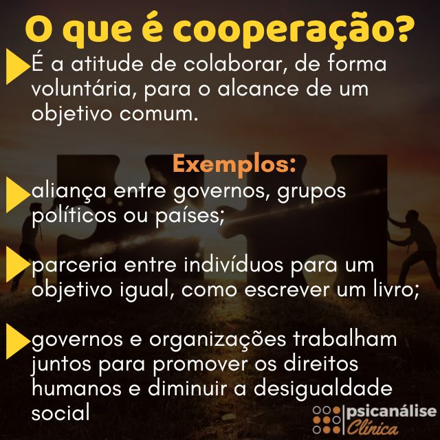 cooperação significado
