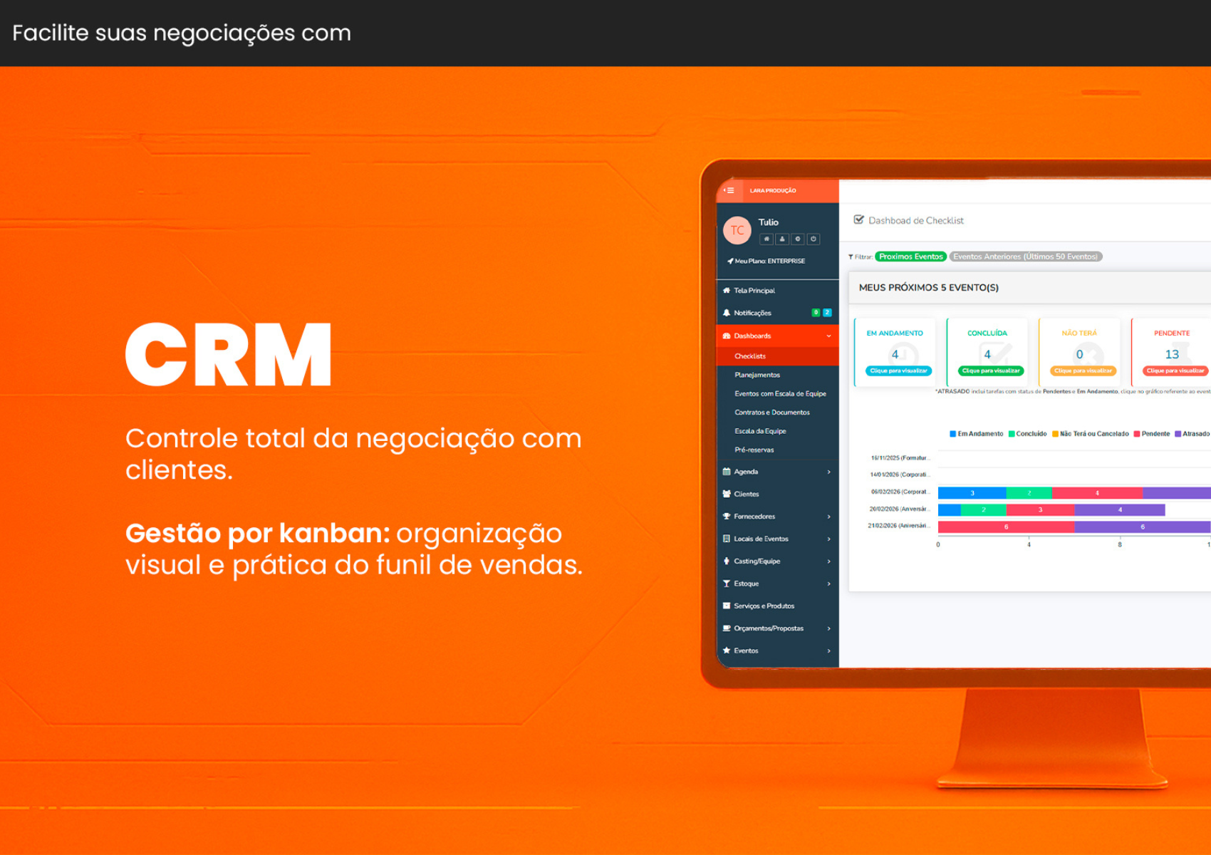 CRM para gestão de eventos