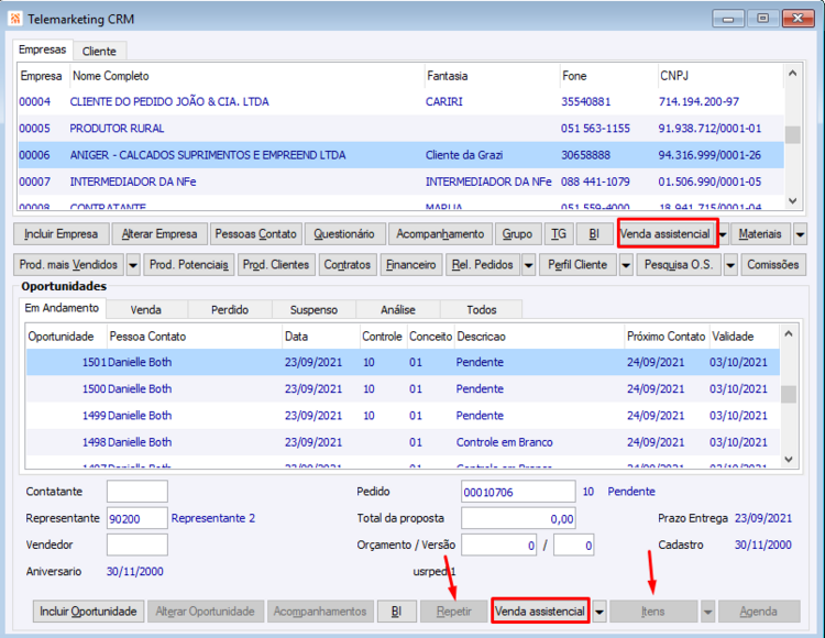 CRM para telemarketing