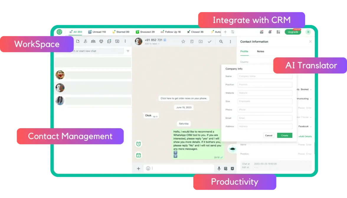 CRM WhatsApp Business API