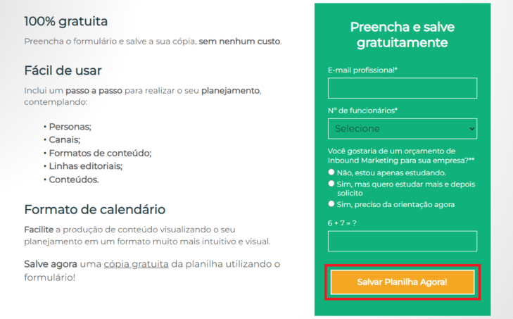 CTA para tráfego