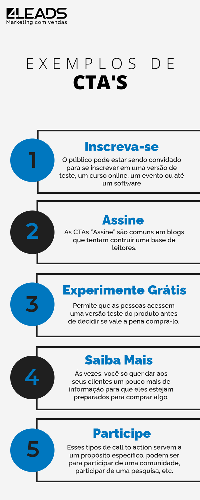 CTA para site