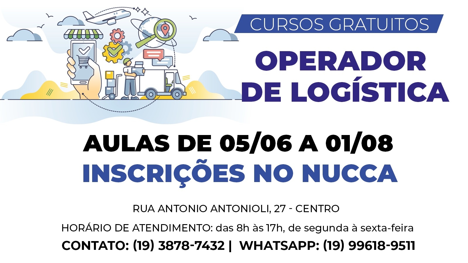 melhores cursos de logística gratuitos 2026