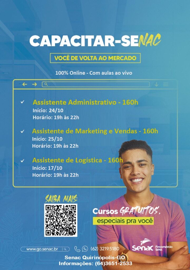 cursos gratuitos para área de operações