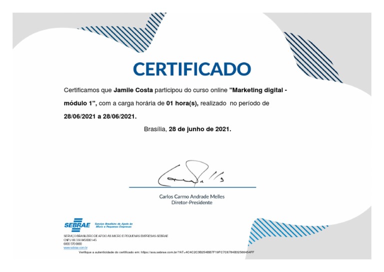 curso marketing digital certificado grátis online