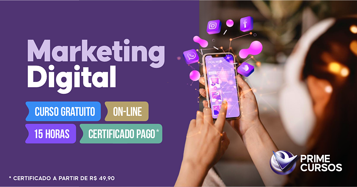 curso marketing digital online ead