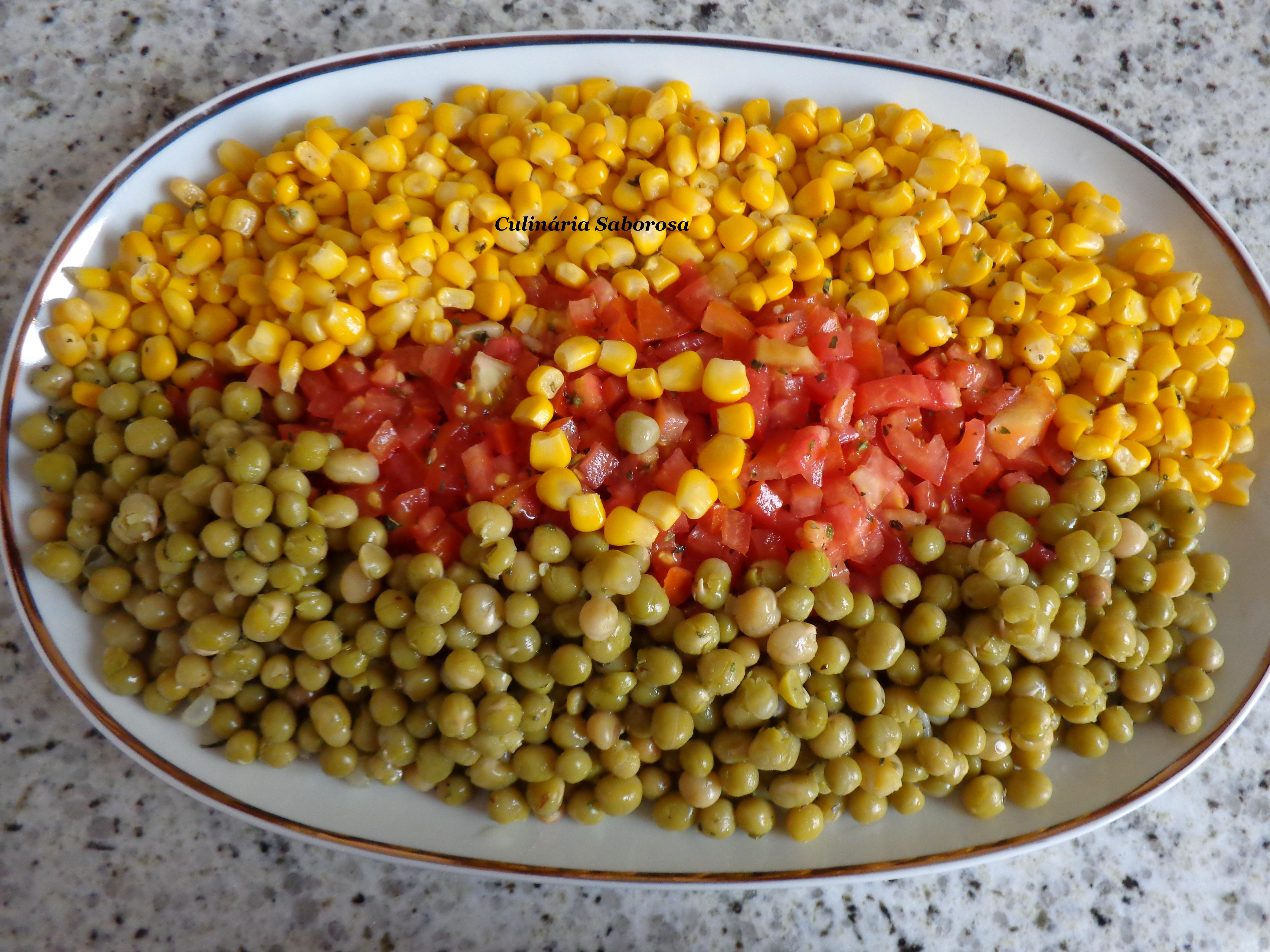 visual de saladas para food service