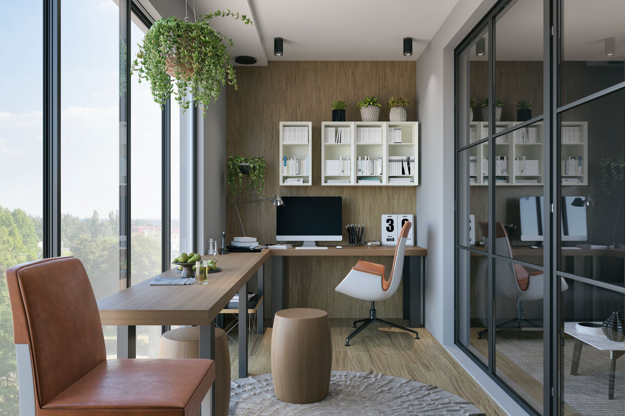 como organizar home office pequeno