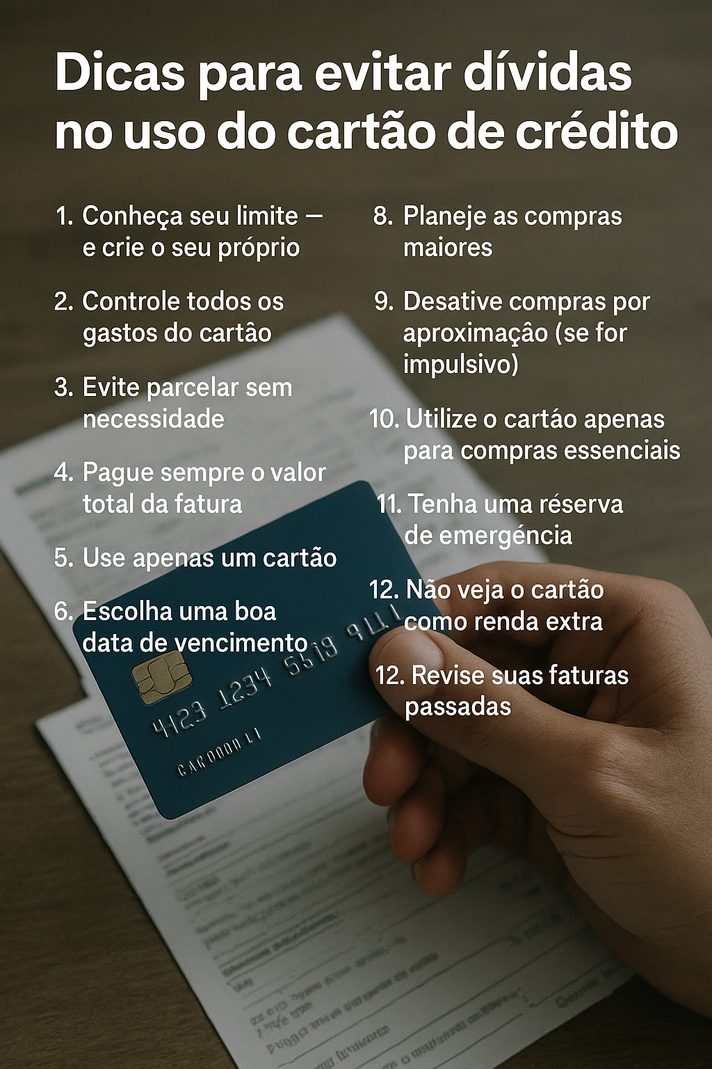 Como Evitar o Pagamento Mínimo do Cartão e Se Livrar dos Juros