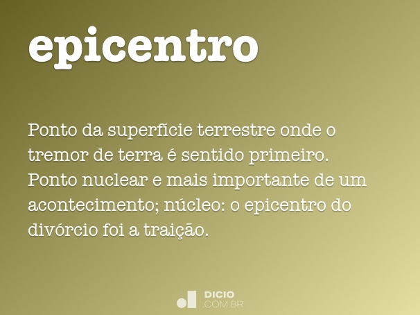 epicentro significado