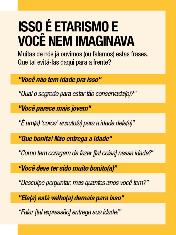 etarismo vs respeito à idade