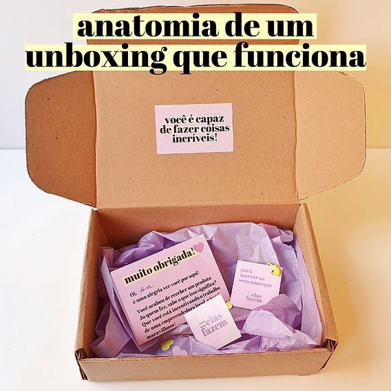 Experiência de unboxing inovadora