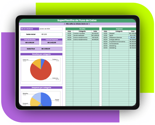 Como configurar o MarketUP para fluxo de caixa