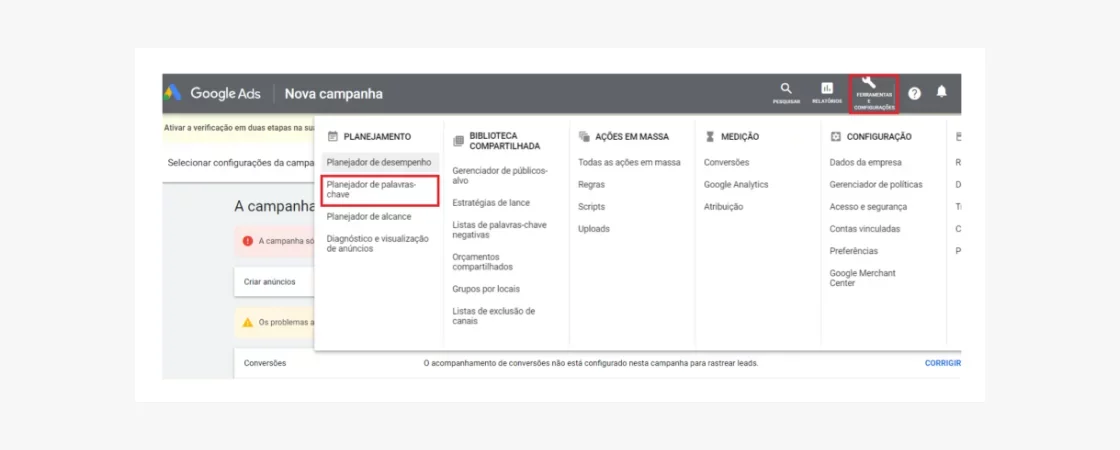 google keyword planner