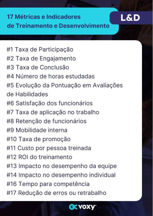 Métricas Essenciais de T&D para Equipes de TI