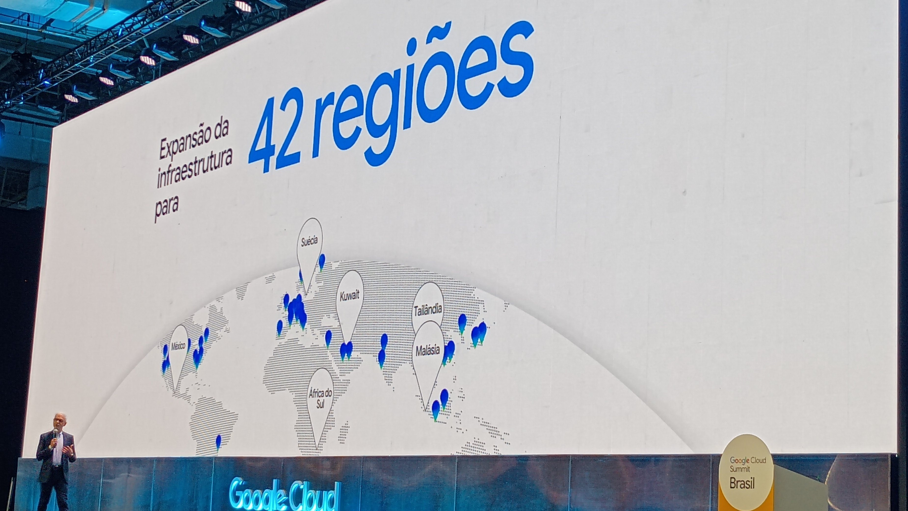 Infraestrutura de nuvem Google Cloud em Brasília