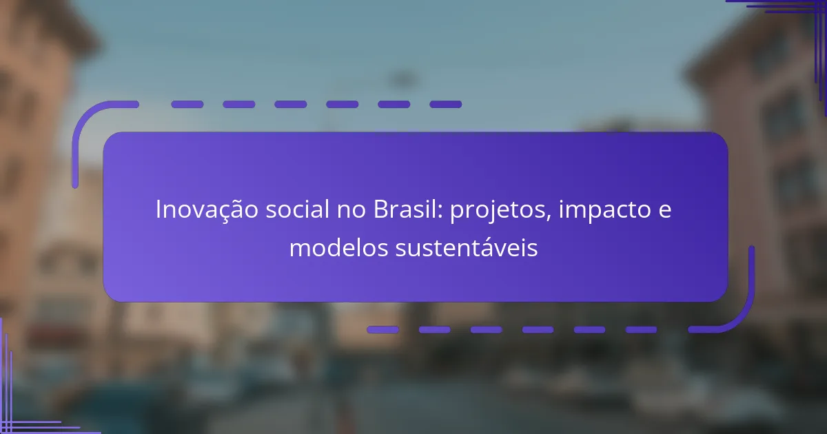 O Papel do Sebrae no Fomento à Inovação Social no Brasil