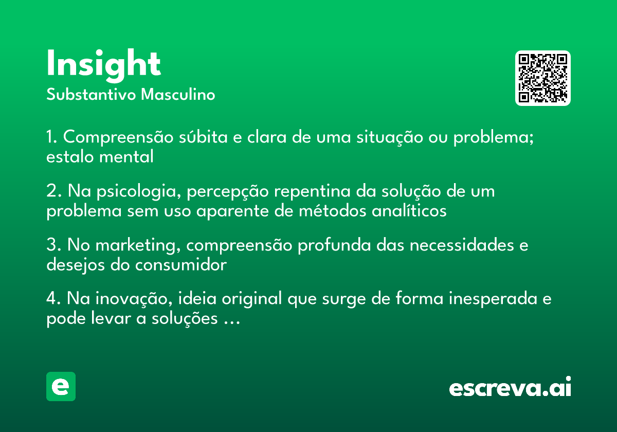 o que é insight e como ter boas ideias